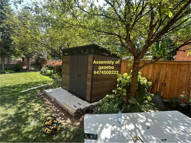 assembly of gazebo in Outdoor Tools & Storage in Oshawa / Durham Region - Image 8