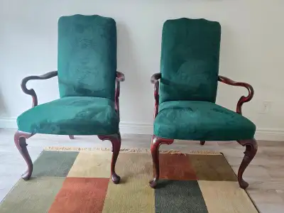 Green Velvet Armchair, View more