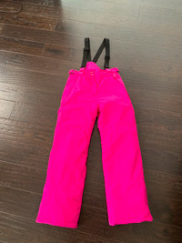 Girls 11-12 Hot Pink Mountain Warehouse Ski Pants