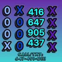 Incredible 416/647/437/905 Vip cell voip landline phone numbers