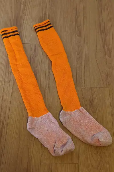 Bright Orange Soccer Socks - One Size , View more