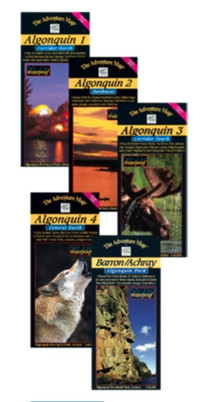 Adventure Map Algonquin 1-4 + Barron/Achray waterproof maps NEW