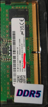 DDR5 16GB laptop/small pc ram