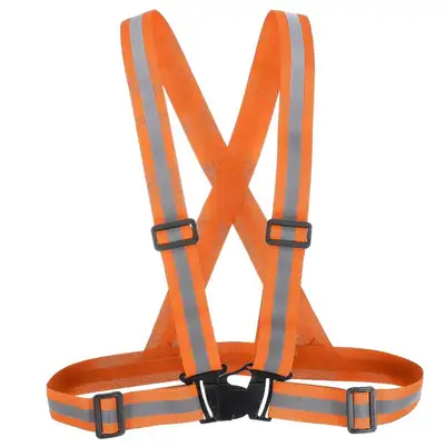 TWO Reflective Safety Vest, Hi-Vis Safety stips , Adjustable, View more