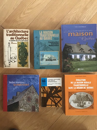 Livres d'architecture traditionnelle au Québec