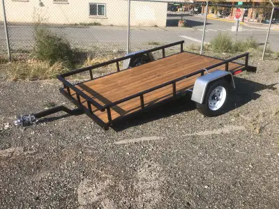 Custom built well made utility trailer. Strong frame, all Led lights. Epoxy paint. Will be a great u...