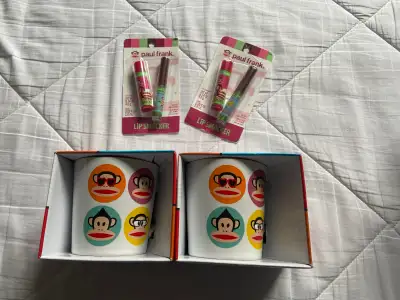Paul Frank monkey mugs and chapstick gift sets, View more