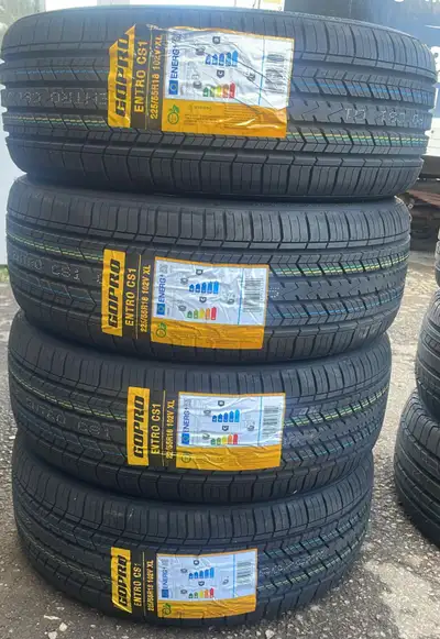 Hi currently selling a *full brand new all season 4 tire set 225/55/R18 with a 60,000km or 2 year wa...