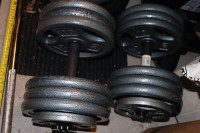 free weights, bench, bars, opportunity