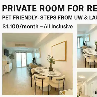 Looking for a comfortable place to call home in Waterloo? I am renting out a private bedroom in a mo...