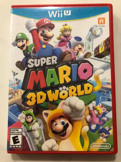Super Mario 3D World CIB Nintendo WiiU, View more