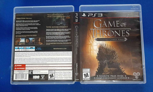 Video Game - Game of Thrones "A Telltale Games Series" in Sony Playstation 3 in Oakville / Halton Region - Image 4