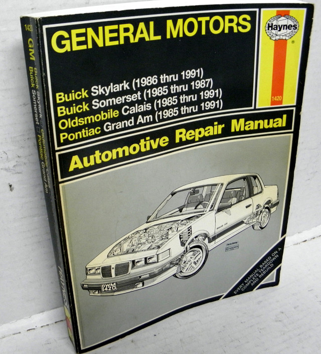 GM Haynes Manual 86 to 91 Buick Oldsmobile Pontiac in Other Parts & Accessories in Mississauga / Peel Region