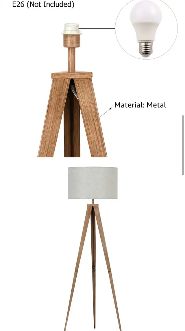 Modern Tripod Floor Lamp in Indoor Lighting & Fans in Oshawa / Durham Region - Image 5
