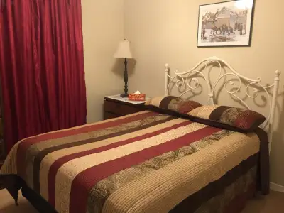 Double Bed with Box Spring and Mattress, View more