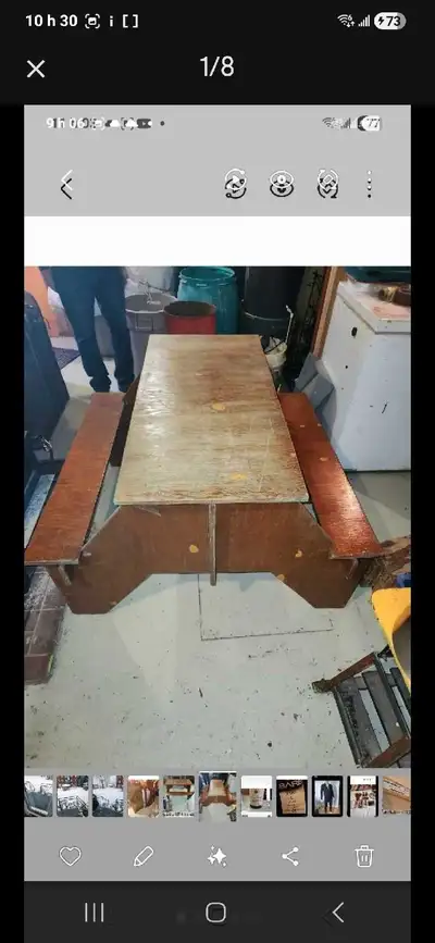 Table demontable, View more