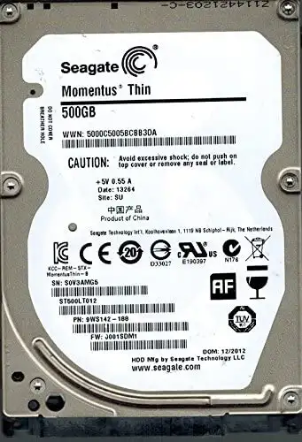 Seagate  500GB SATA 2.5" Hard Drive, View more
