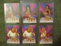 WWF Divas wrestling cards - Chyna Lita Trish Terri - Fleer 2001