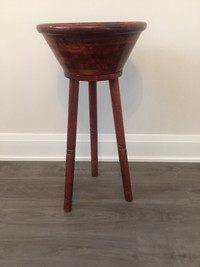Wooden Salad Bowl and Stand