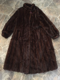 Ladies mink fur coat
