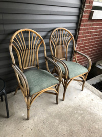 Outdoor Bamboo Chairs