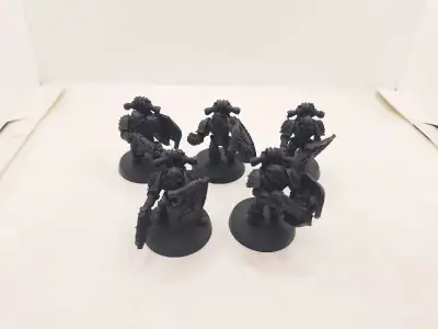 Warhammer 40k 30k imperial fist kitbashed breacher squad primed, View more