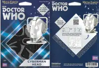 Doctor Who TV Series Cyberman Head Metal Earth Steel Model Kit