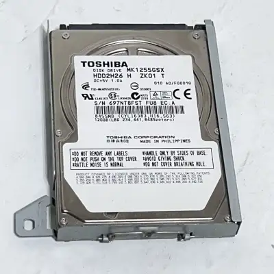 toshiba 120 gb hdd from PlayStation 3 slim video game console , View more