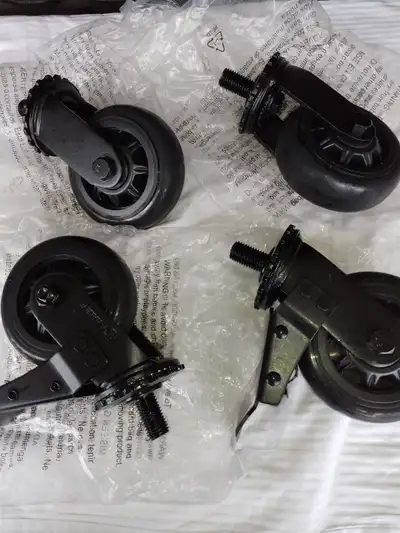 4 BRAND NEW 2x5 HD WORK BENCH CASTERS, View more