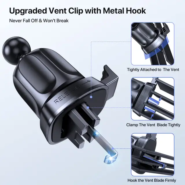3-in-1 Cell Phone Holders for Your Car - Miracase in Cell Phone Accessories in Markham / York Region - Image 7