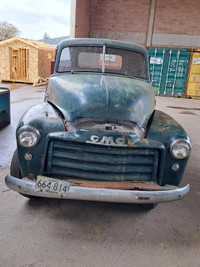 1951 GMC 9430 pickup with dump bed