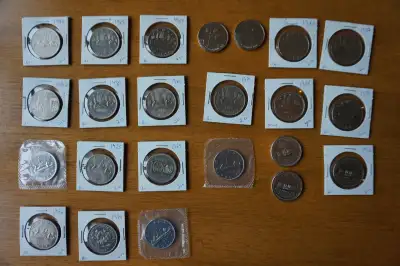 Monnaie 1$ 28xTerry Fox 1986/1985/1984/2x1984/1983/1982/1982/1981/1980/1979/1978/1977/1976/1975/1974...