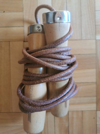 Leather jump rope/skipping rope/gym rope