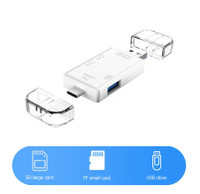 Multifunction 6in1 USB3.0 TF (microSD) / SD Card Reader/Adapter
