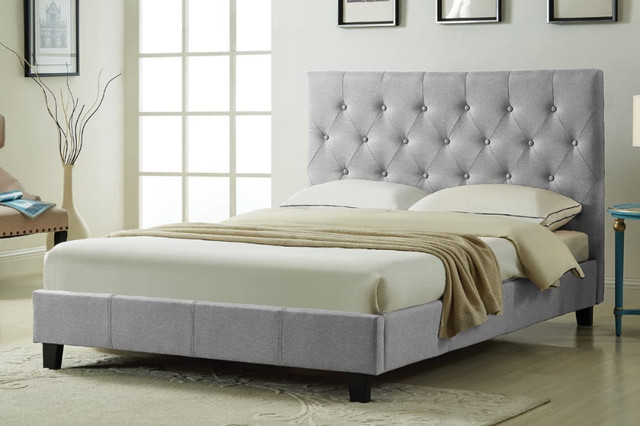 Lord Selkirk Furniture - T2366 - Bed Frames in Charcoal in Beds & Mattresses in Winnipeg - Image 4