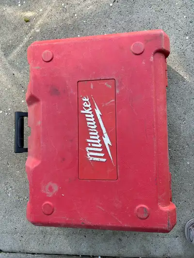 Milwaukee SDS max large hammer drill and bits, View more