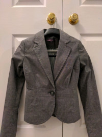 Women's Single Button Blazer, Size: 0 (small / x-small)