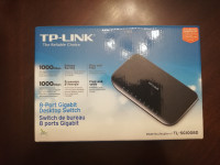 Used TP-Link 8 Port Gigabit Ethernet Network Unmanaged Switch