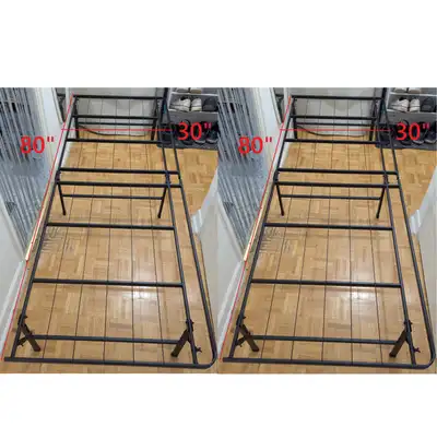 Queen 80x60" Portable Folding Metal Platform Bed Mattress Frame, View more