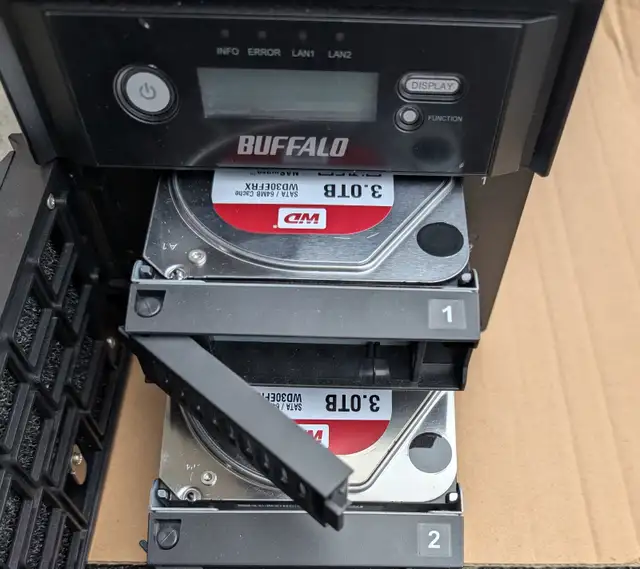 Buffalo TeraStation NAS with two 3TB HDDs in Networking in City of Toronto - Image 4