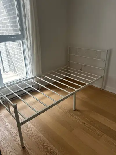 twin bed + spring matress, View more