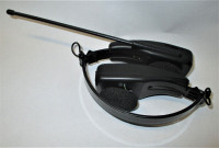 Black Vintage Suntone Folding AM/FM Radio Headphone Receiver