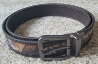 Realtree Reversible Camo/Brown XL Belt - Winfield
