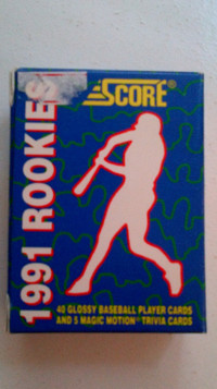1991 Score Baseball Rookies set - 40 cards - $2.00