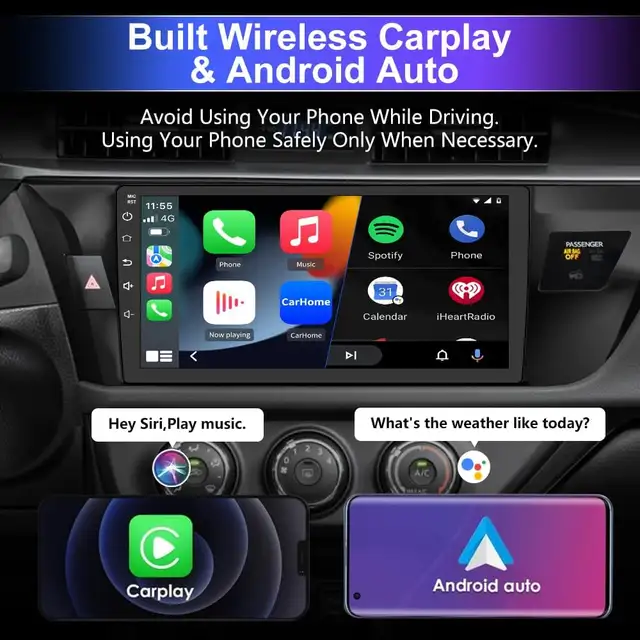 ❤️NEW IN BOX: 2+64G Car Stereo for Toyota Corolla 2014-2016 in General Electronics in Markham / York Region - Image 5