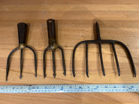 Antique & Vintage fishing spear heads