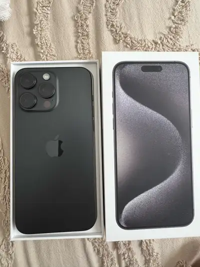 iPhone 15 Pro Max – 256GB – Black Titanium – Unlocked, View more