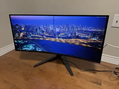 Dell Alienware AW3423DWF 34" QD-OLED Curved Monitor, View more