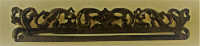 Hand Carved Wooden Fabric Holder from Indonesia