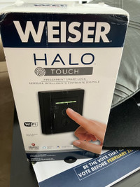 Weiser Halo Touch WiFi Smart Lock   $150